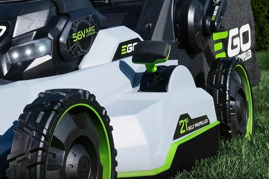 battery powered small lawn mower