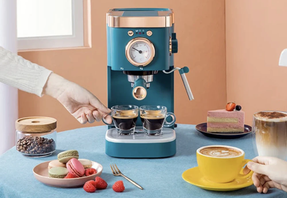 espresso machine with milk wand